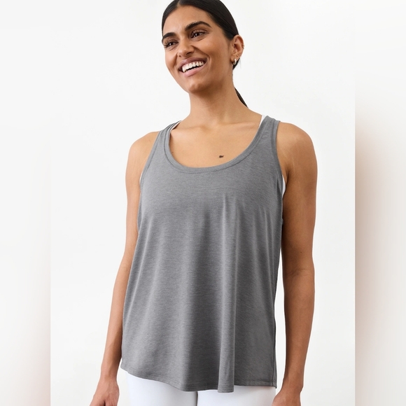 Athleta NWT WITH EASE OPEN BACK Rinned TANK - Picture 1 of 9